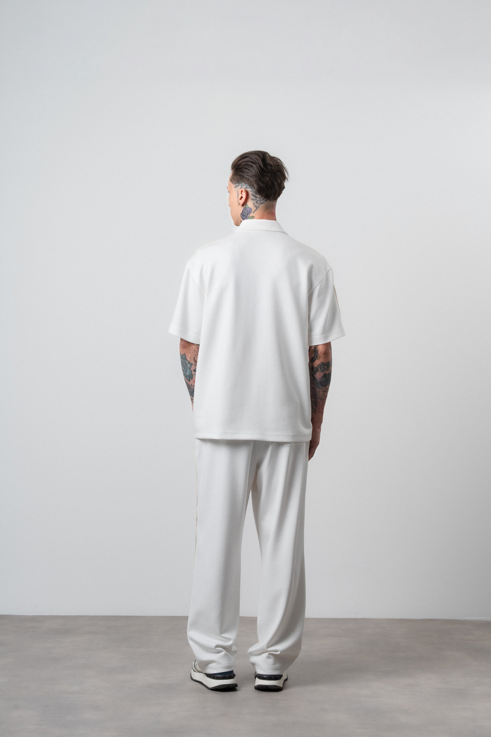 Champ Striped Regular Fit Tracksuit Ecru