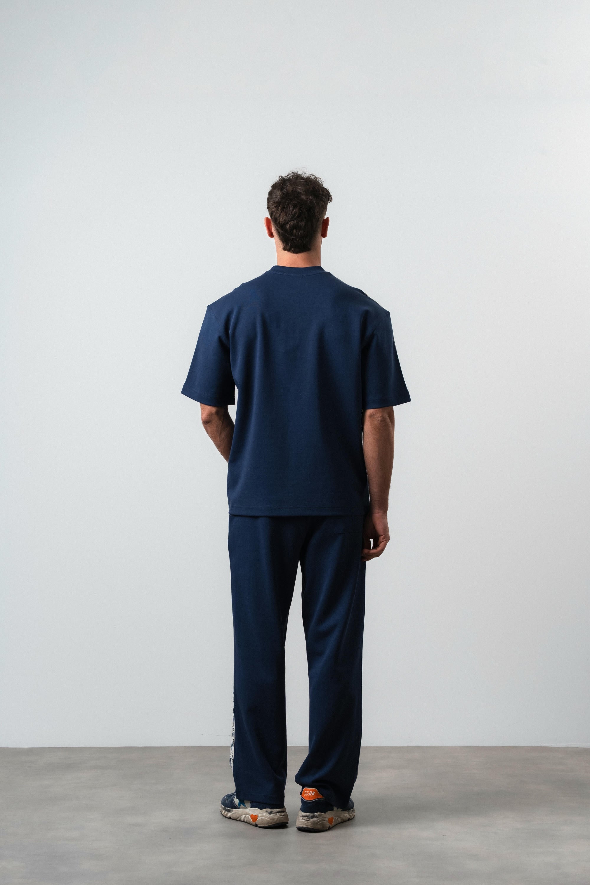 No1 Striped Regular Fit Tracksuit Navy