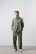 R Embroidered Oversized Tracksuit Pastel Green