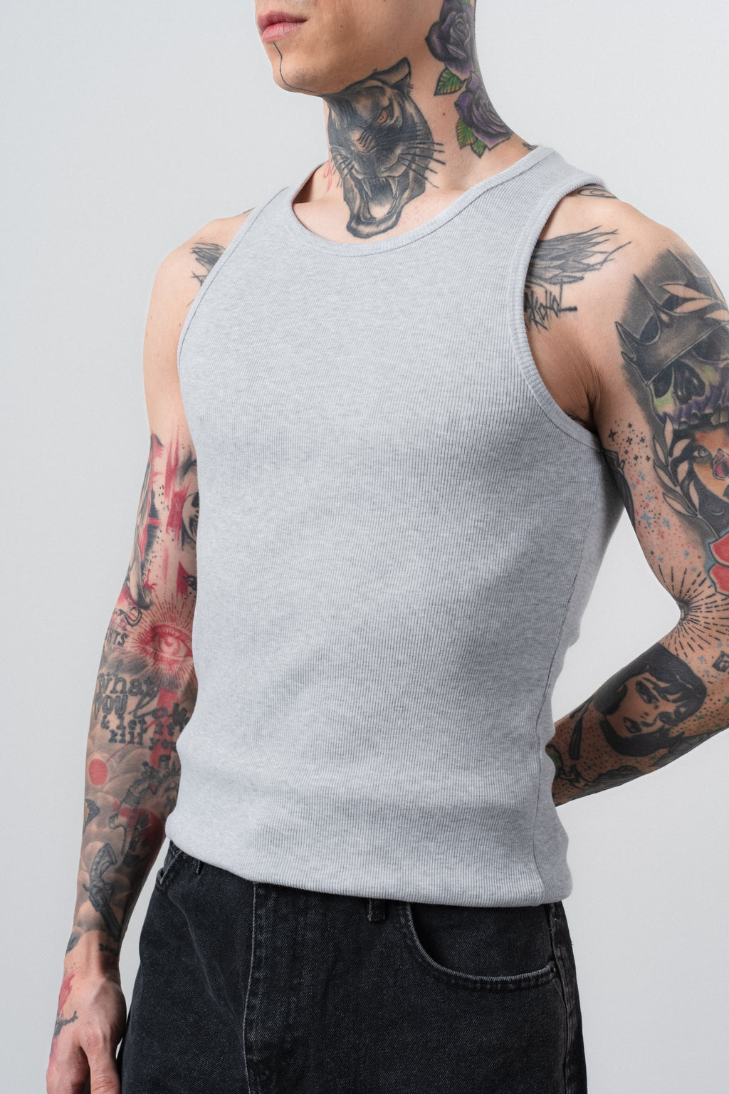Tank Top Snow Melange