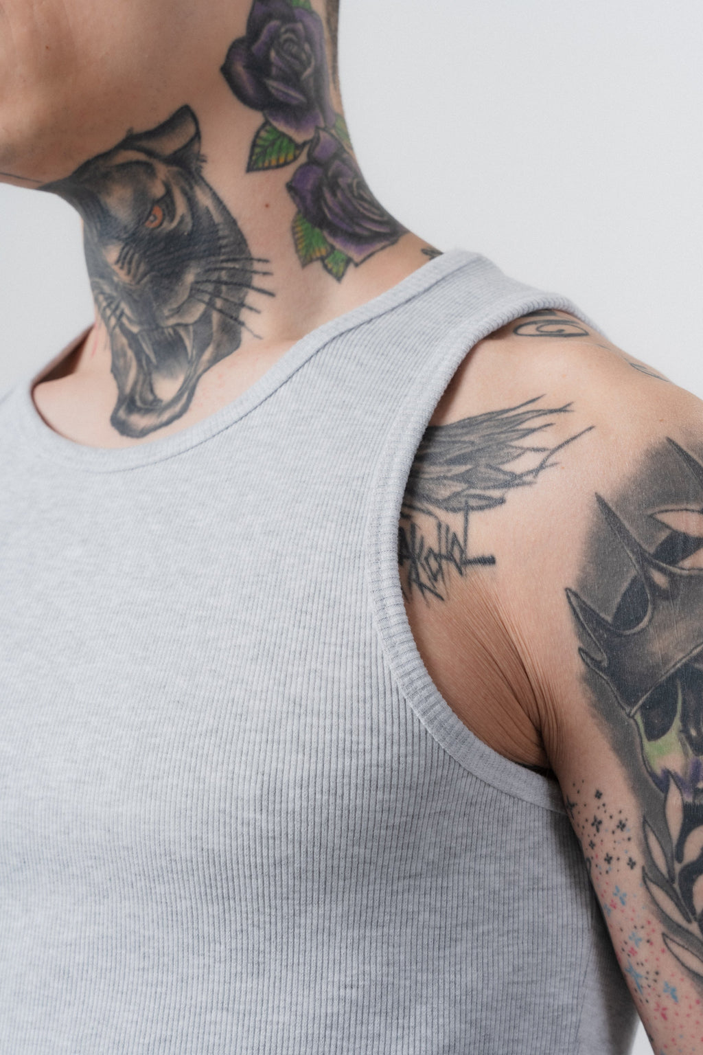 Tank Top Snow Melange