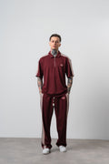Champ Striped Regular Fit Tracksuit Burgundy