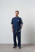 FFB Striped Regular Fit Tracksuit Navy