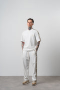 FFB Striped Regular Fit Tracksuit Ecru