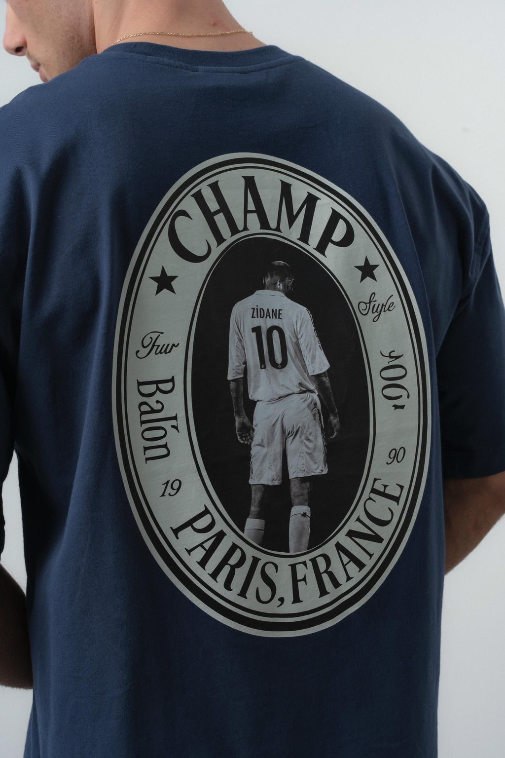 Zidane Oversized T-Shirt Navy