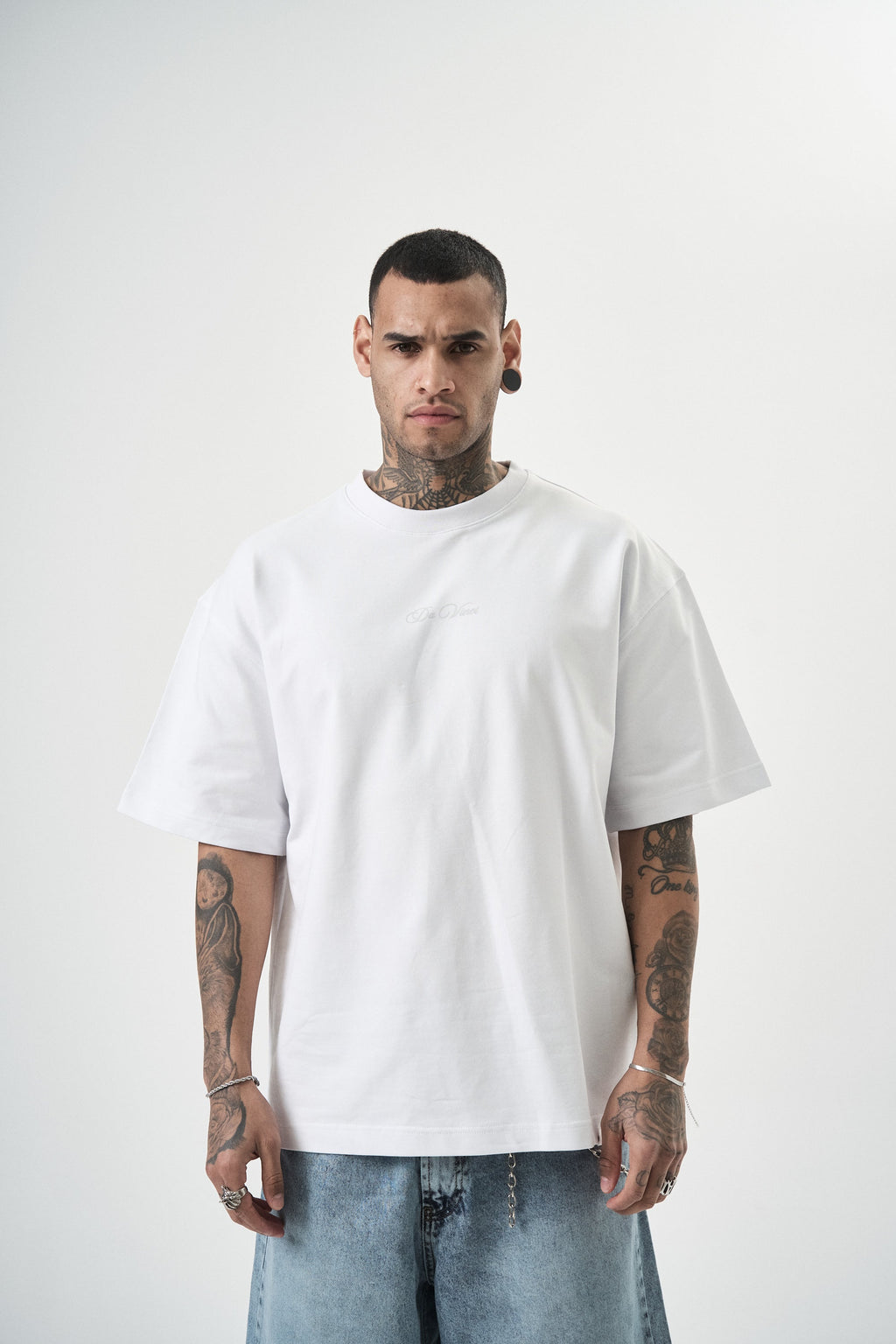 Da Vinci Oversized T-Shirt White