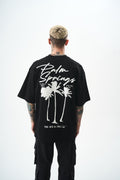 Palm Oversized T-Shirt Black