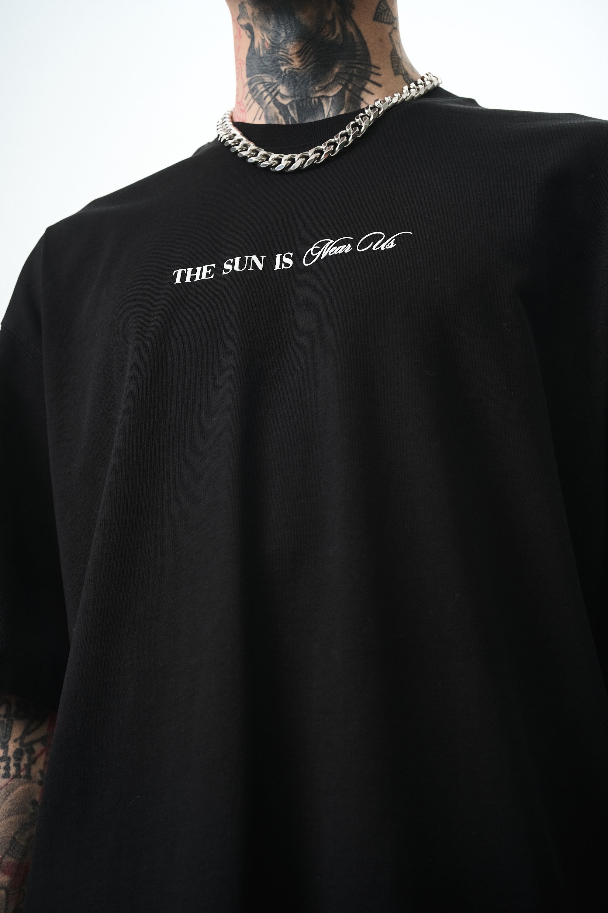 Palm Oversized T-Shirt Black