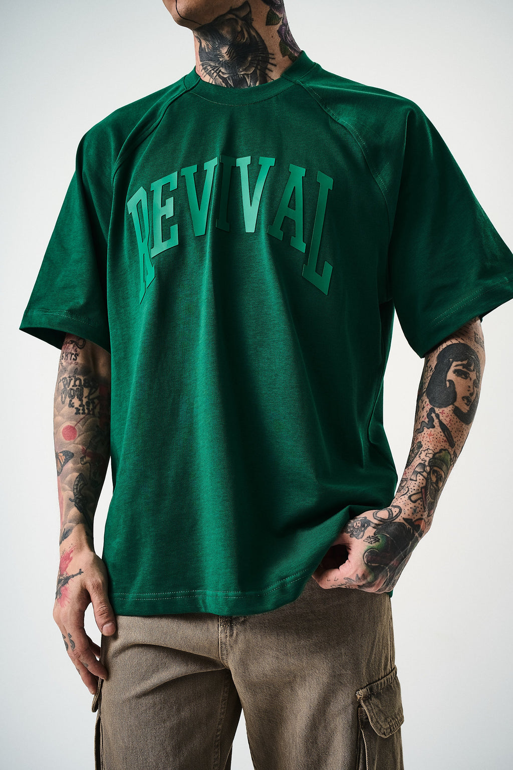 Revival Oversized T-Shirt Dark Teal
