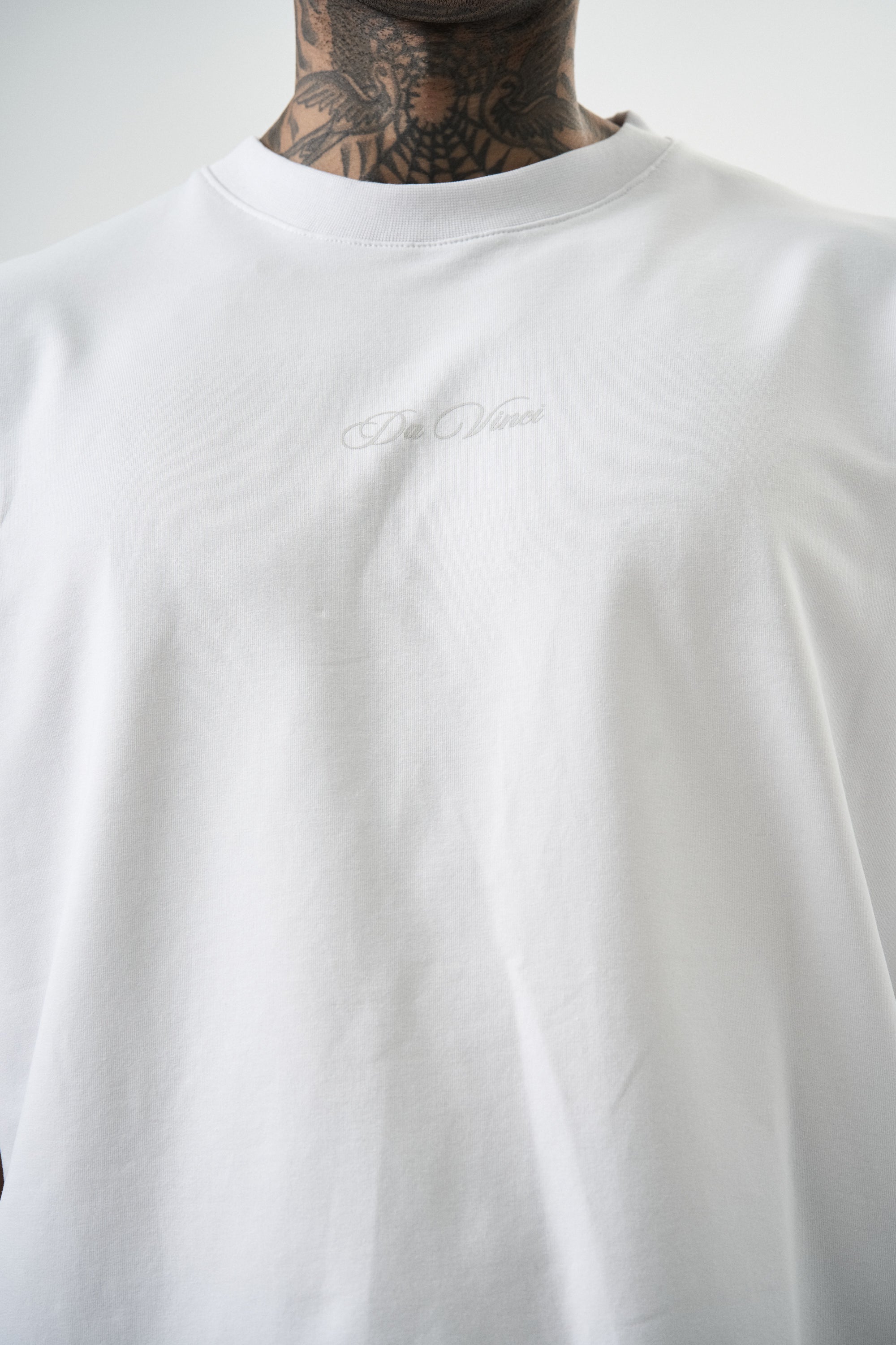Da Vinci Oversized T-Shirt White