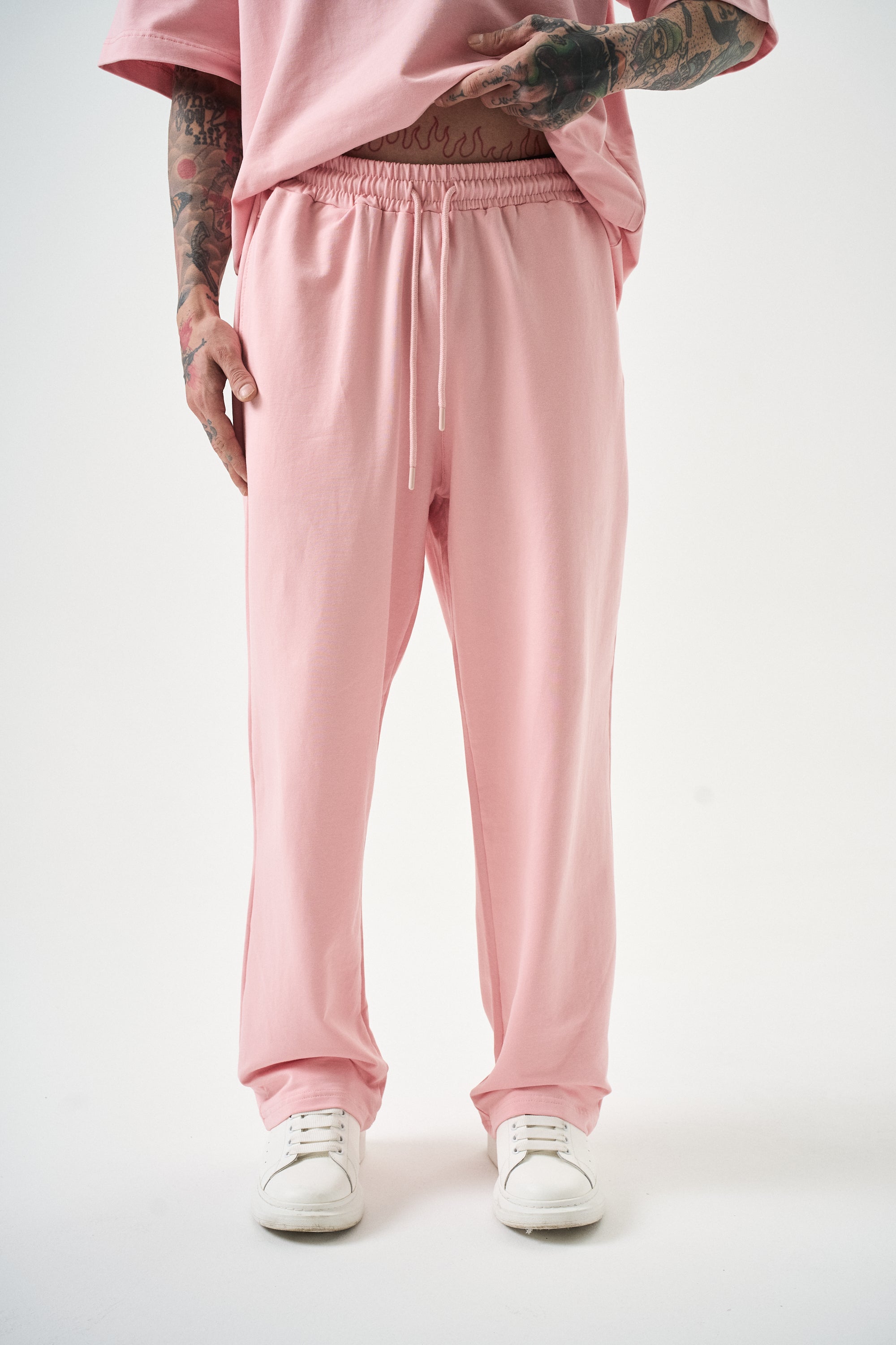 Basic Baggy Sweatpant Salmon