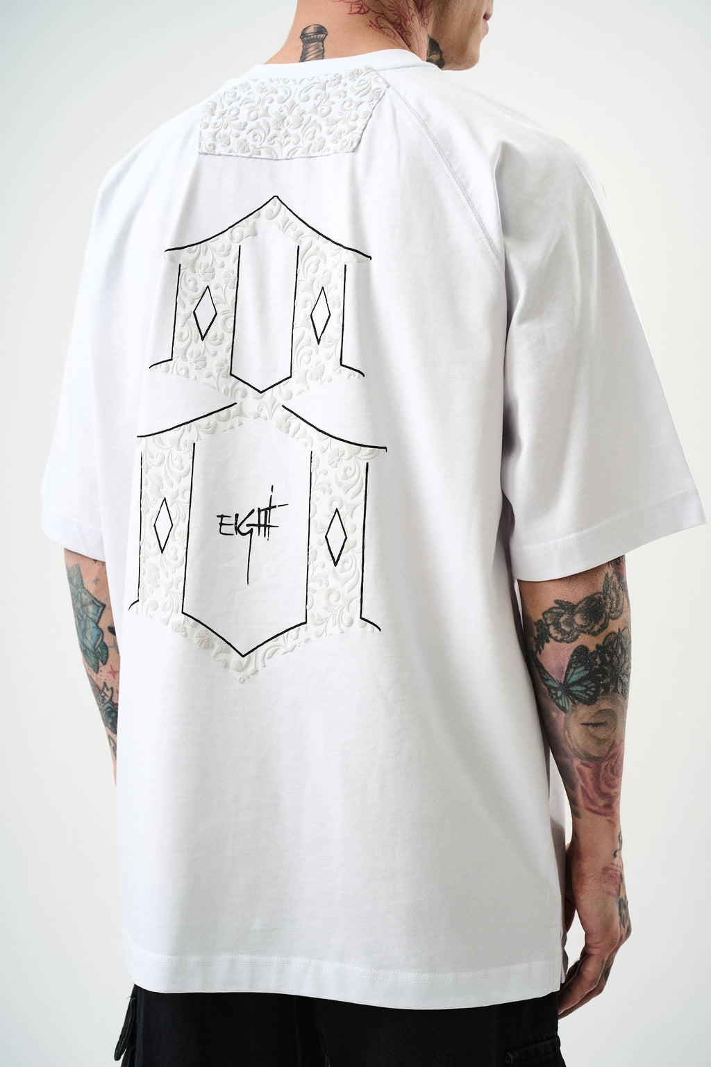 Eight Oversized T-Shirt White