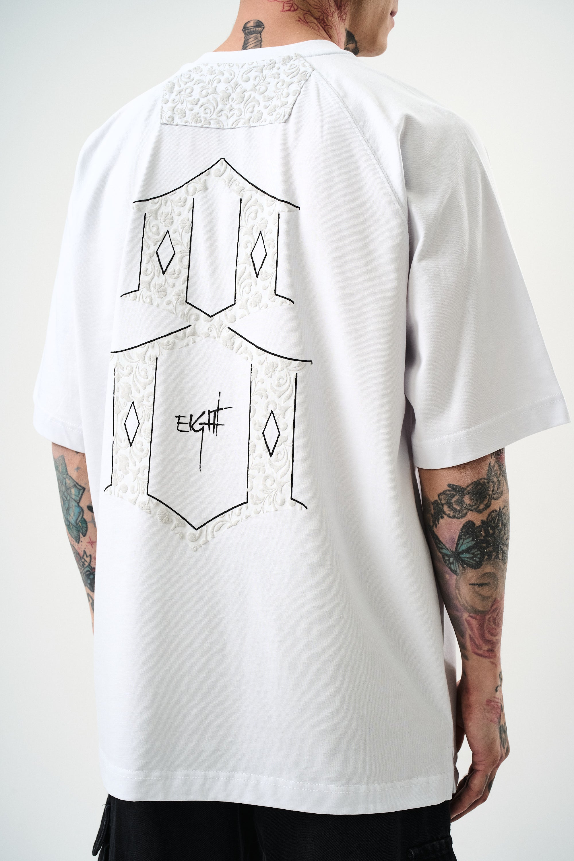Eight Oversized T-Shirt White