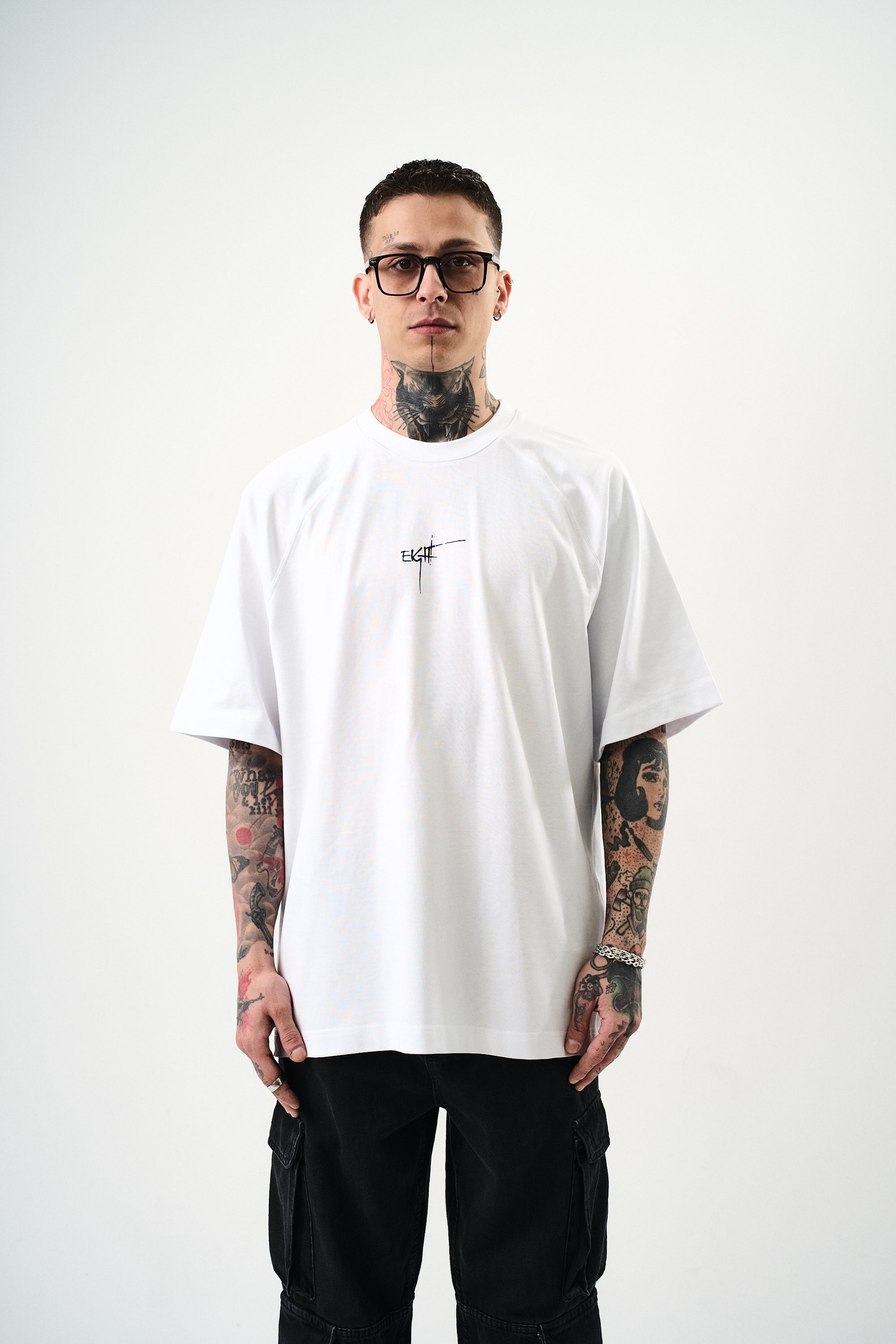 Eight Oversized T-Shirt White