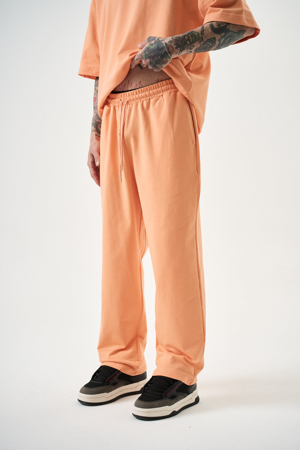 Basic Baggy Sweatpant Peach