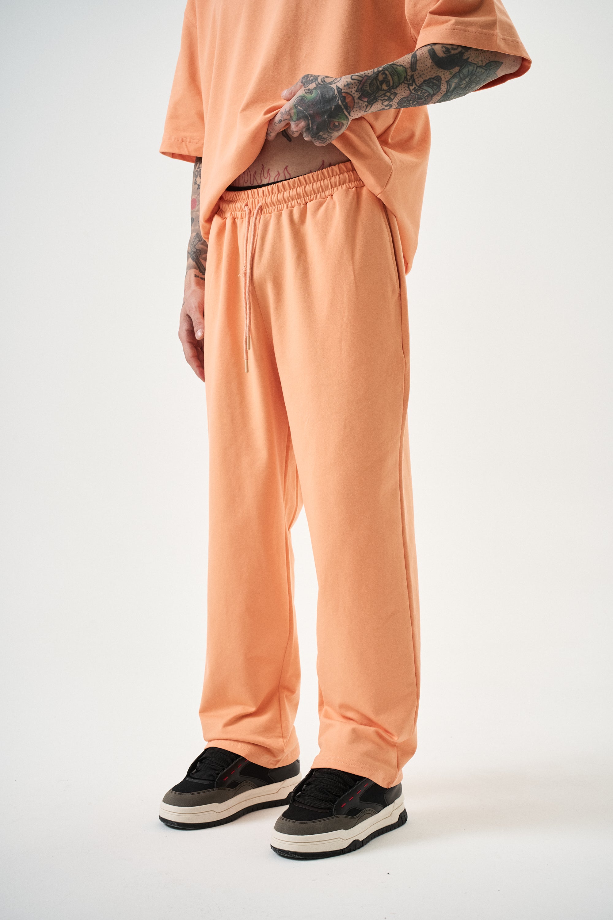Basic Baggy Sweatpant Peach