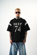 Deep 74 Oversized T-Shirt Black