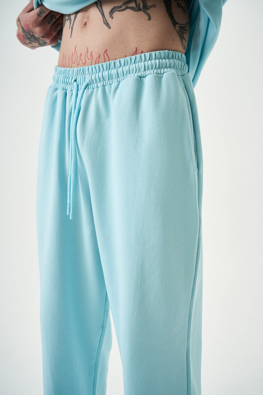 Basic Baggy Sweatpant Baby Blue