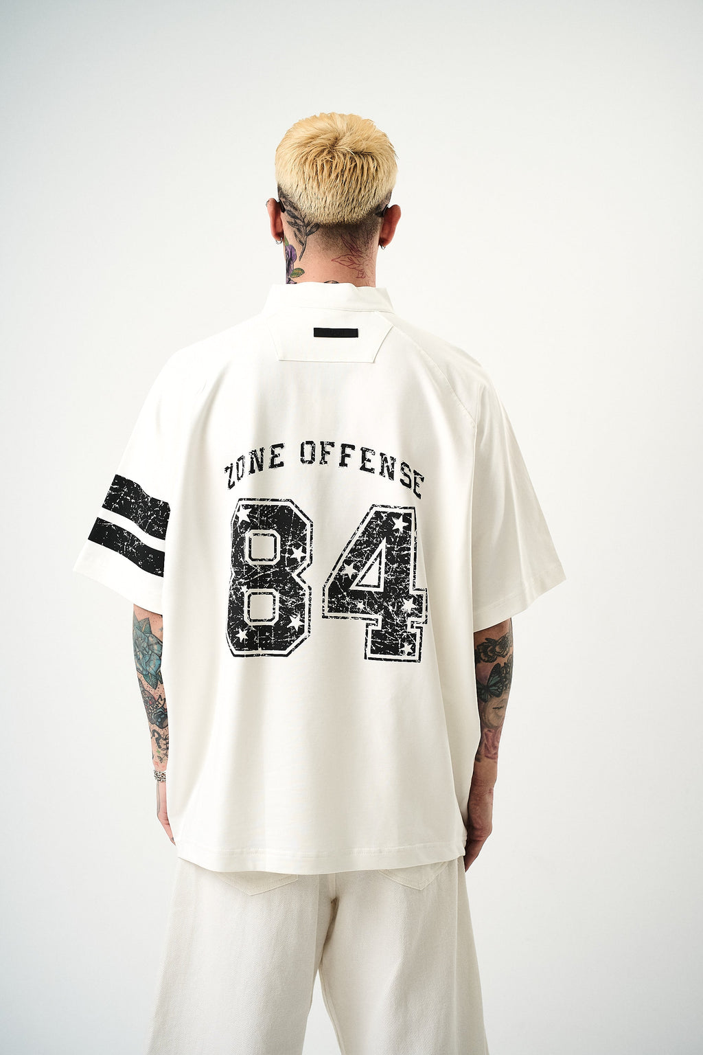84 Zone Oversized T-Shirt Ecru
