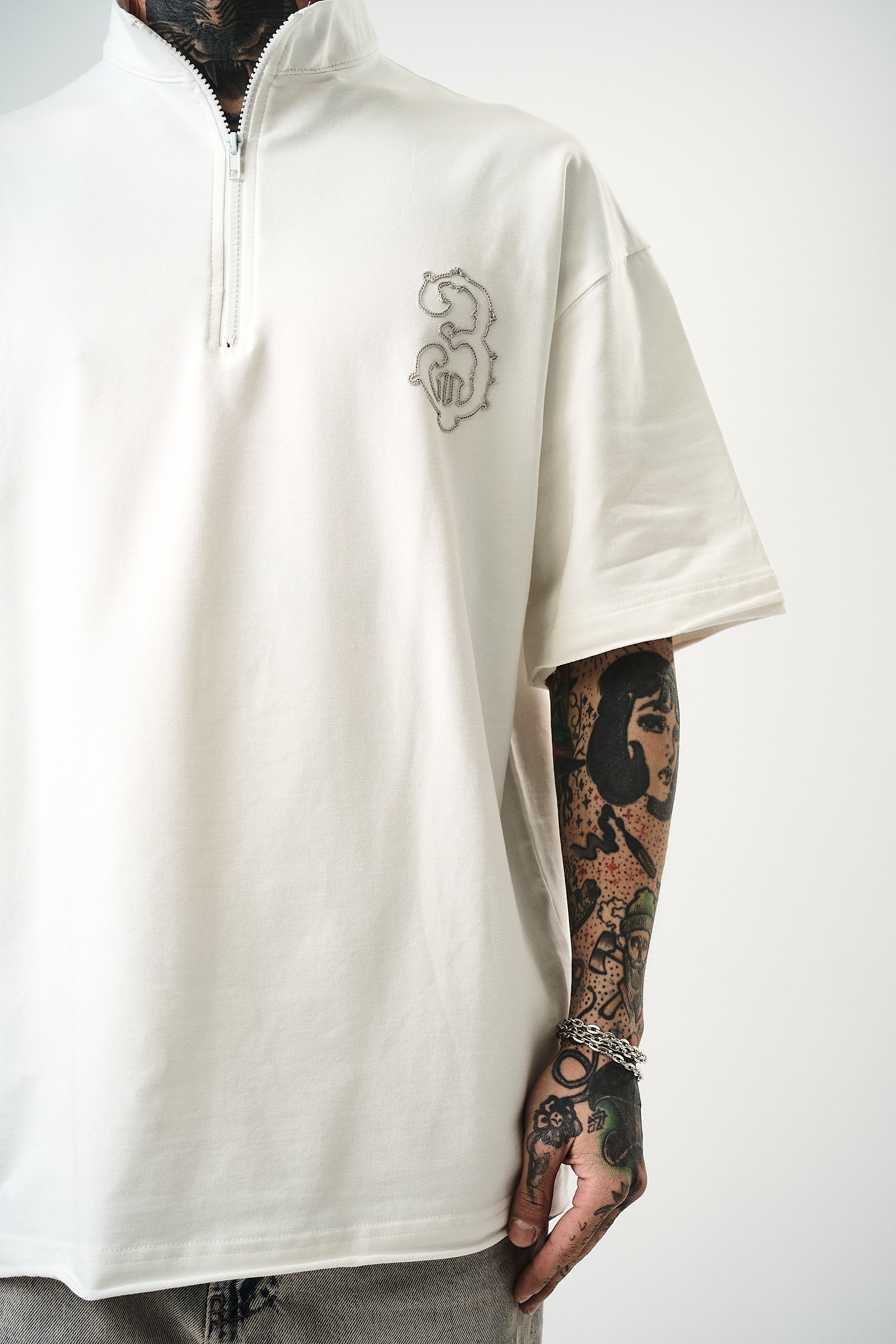 3 Oversized T-Shirt Ecru