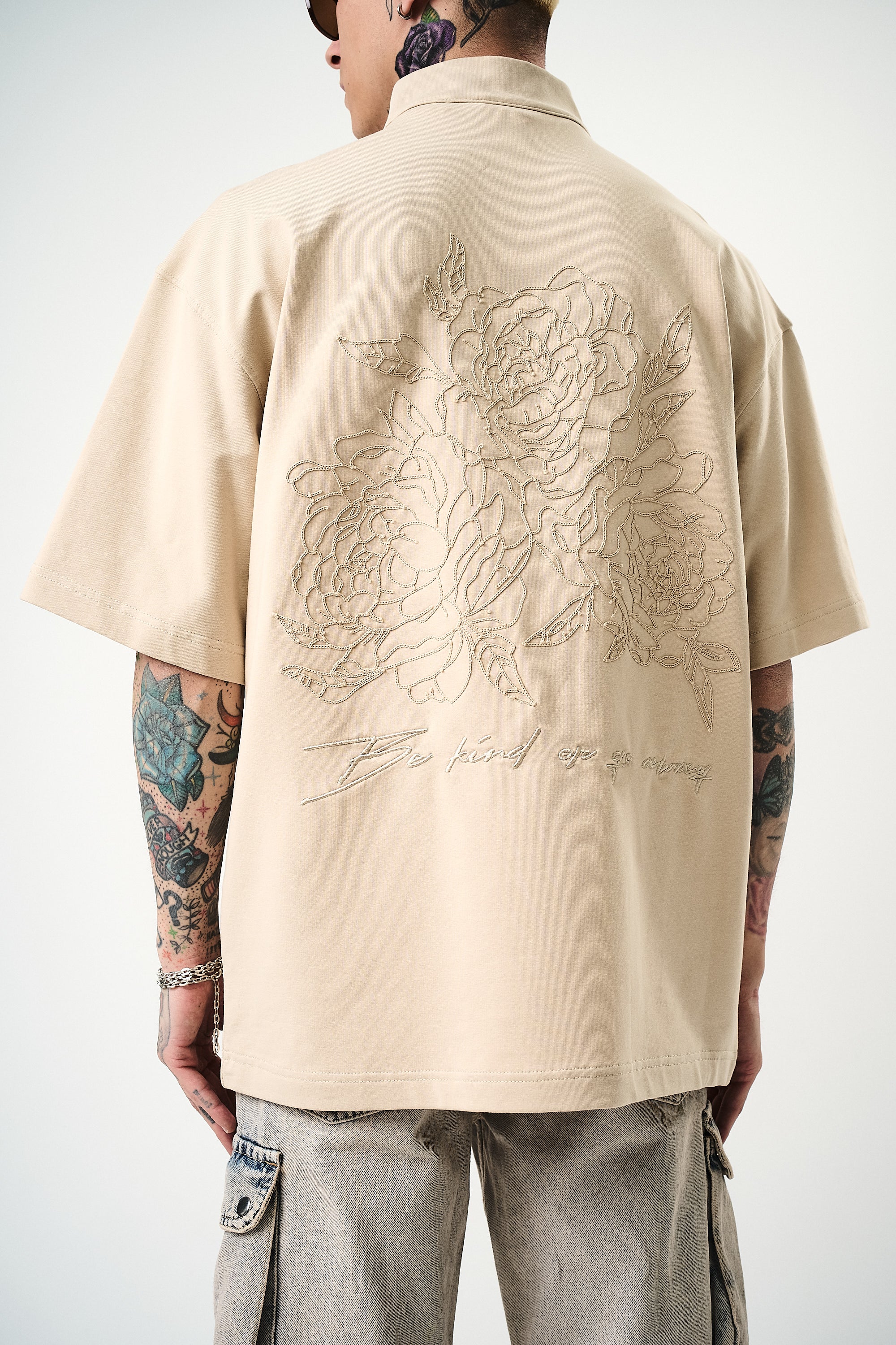 Be Kind Oversized T-Shirt Beige
