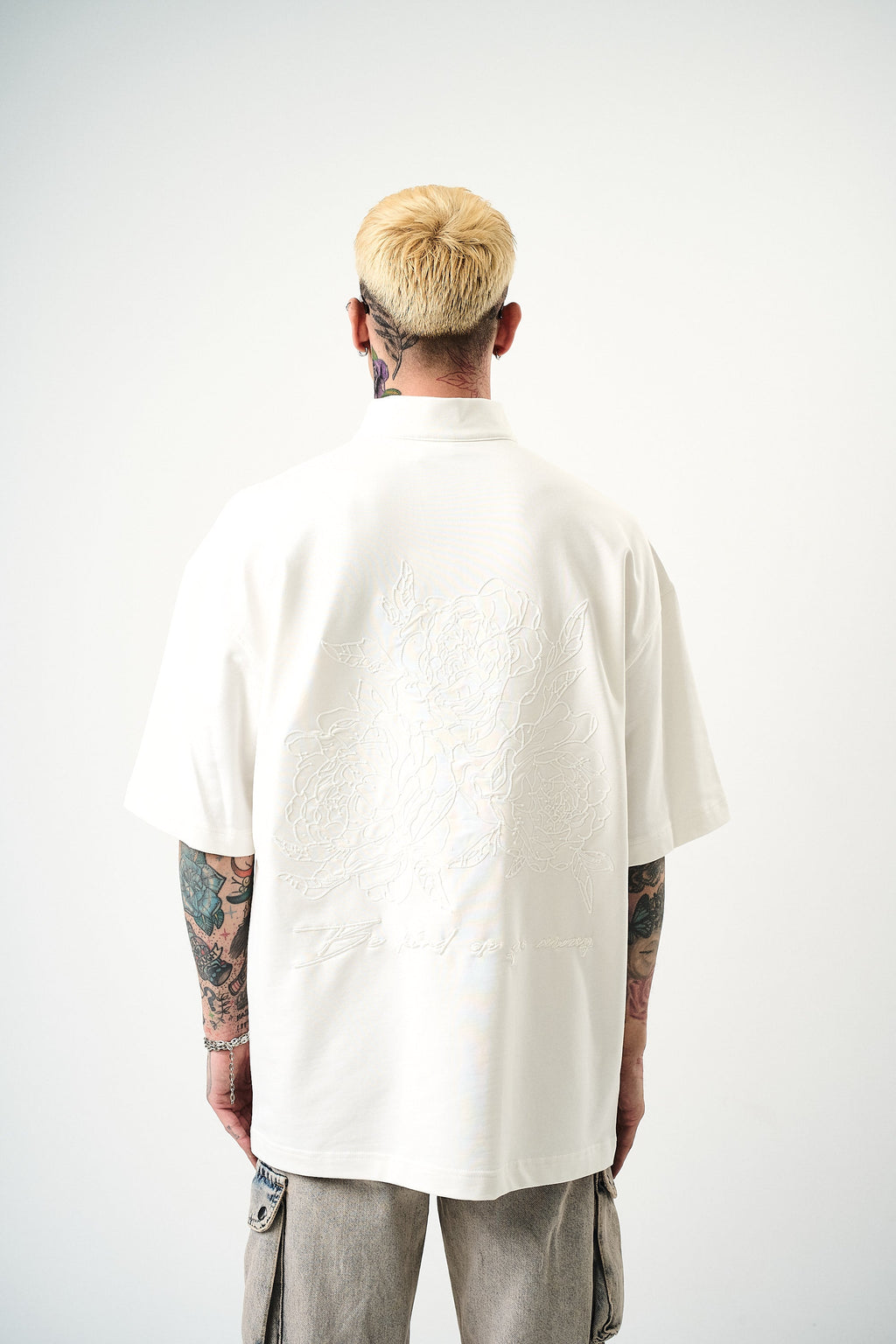 Be Kind Oversized T-Shirt Ecru