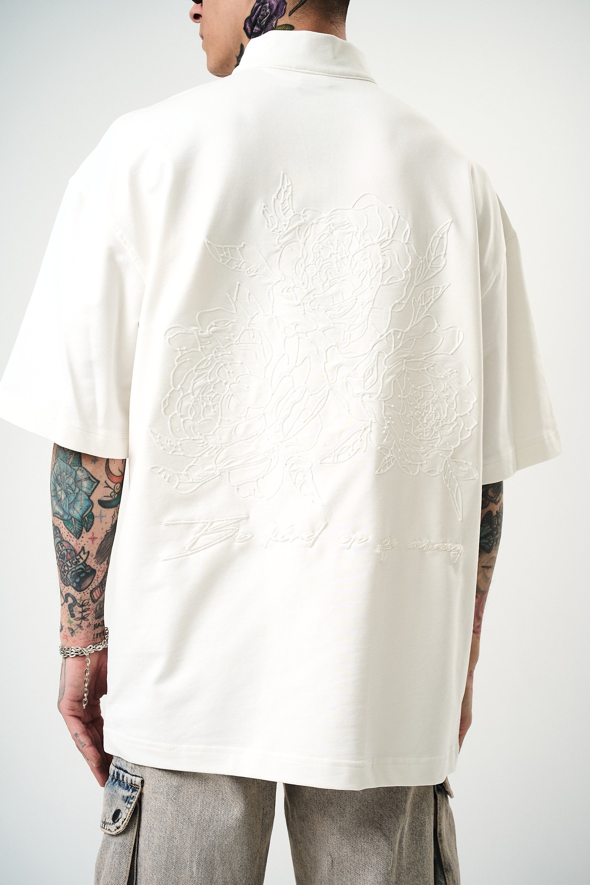 Be Kind Oversized T-Shirt Ecru