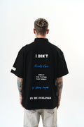 I Don't Oversized T-Shirt Black