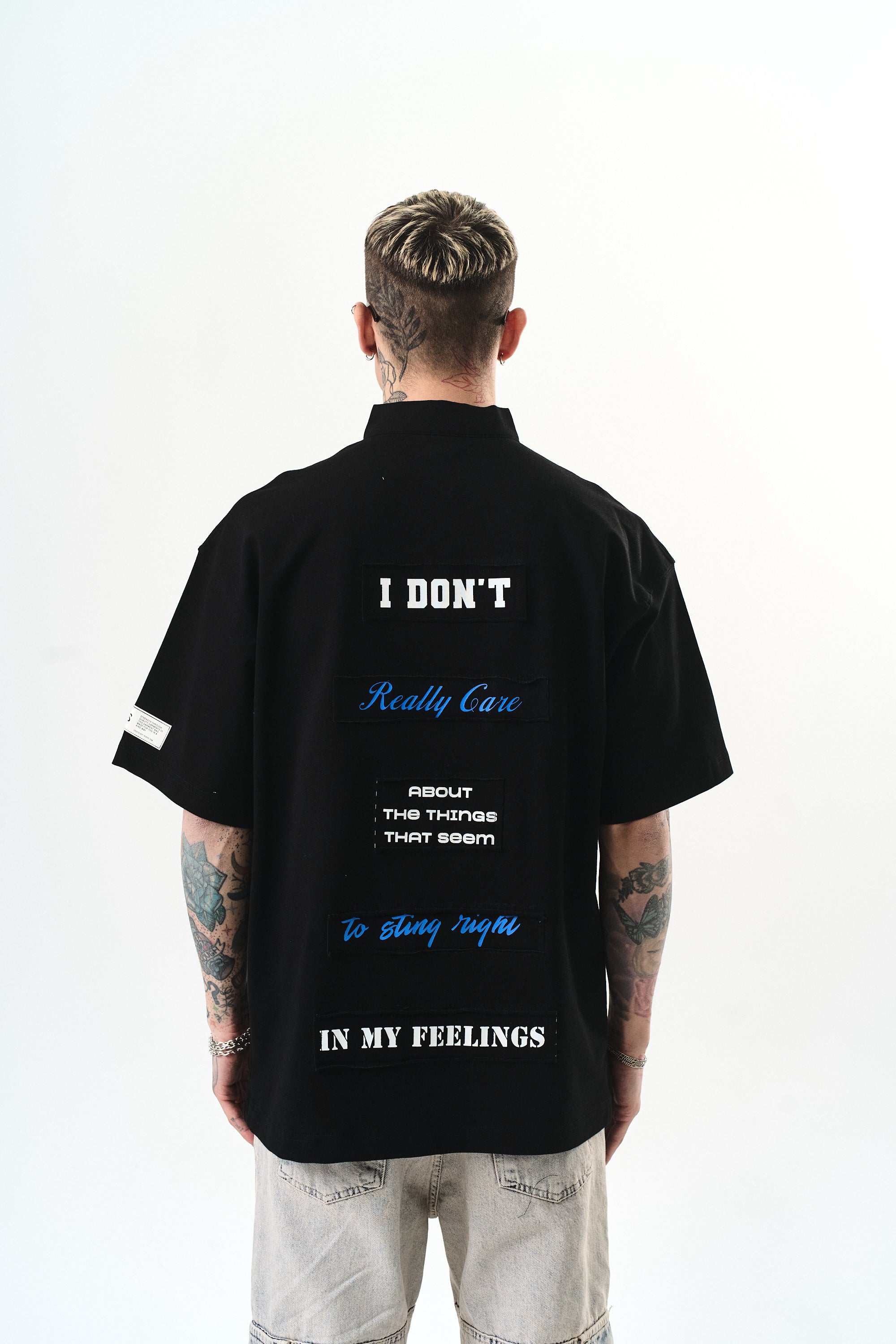 I Don't Oversized T-Shirt Black