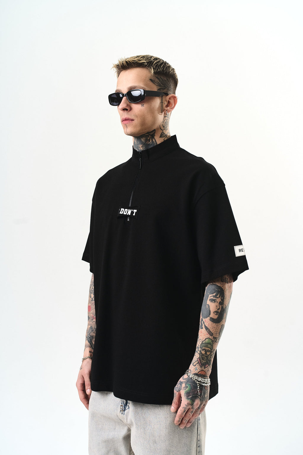 I Don't Oversized T-Shirt Black