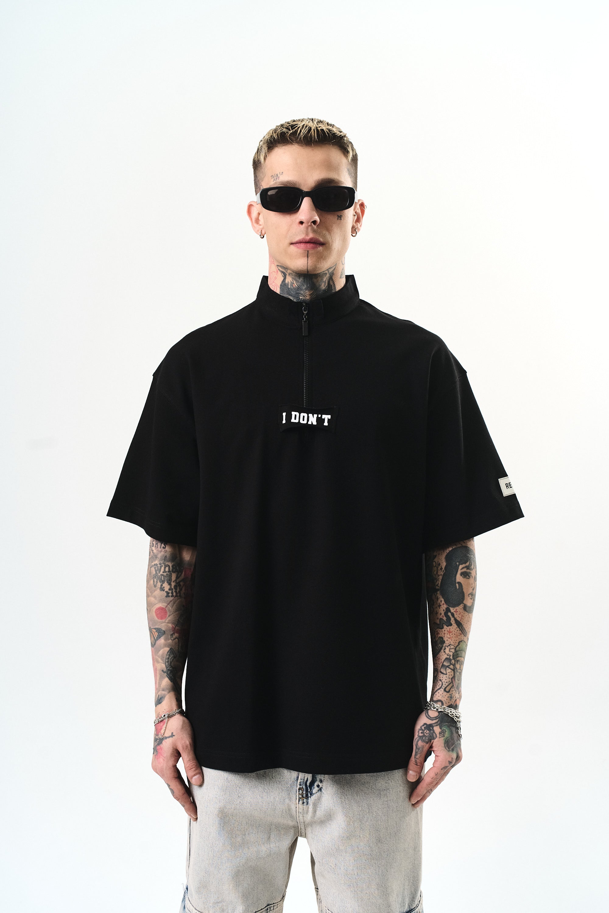 I Don't Oversized T-Shirt Black