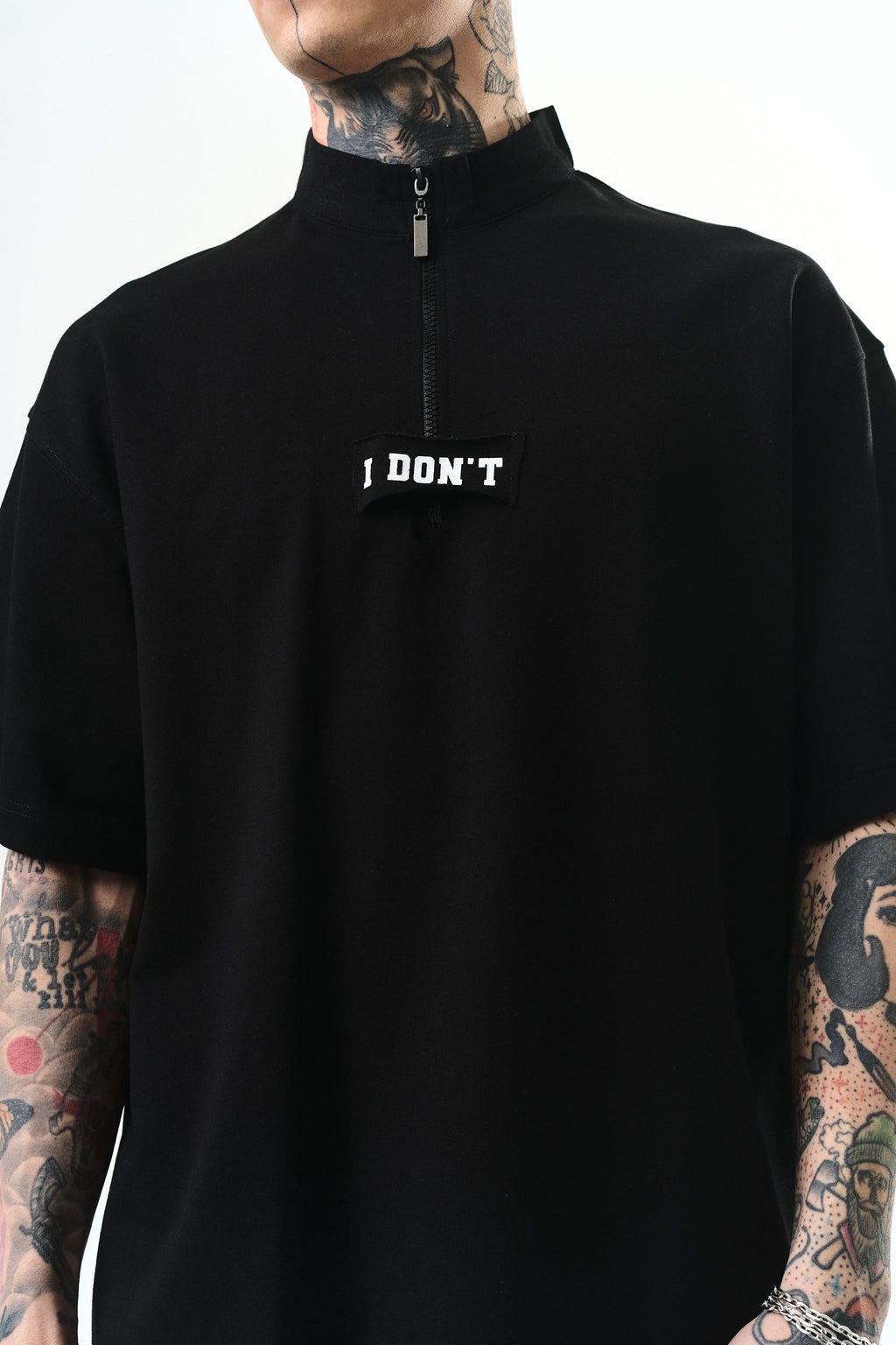 I Don't Oversized T-Shirt Black