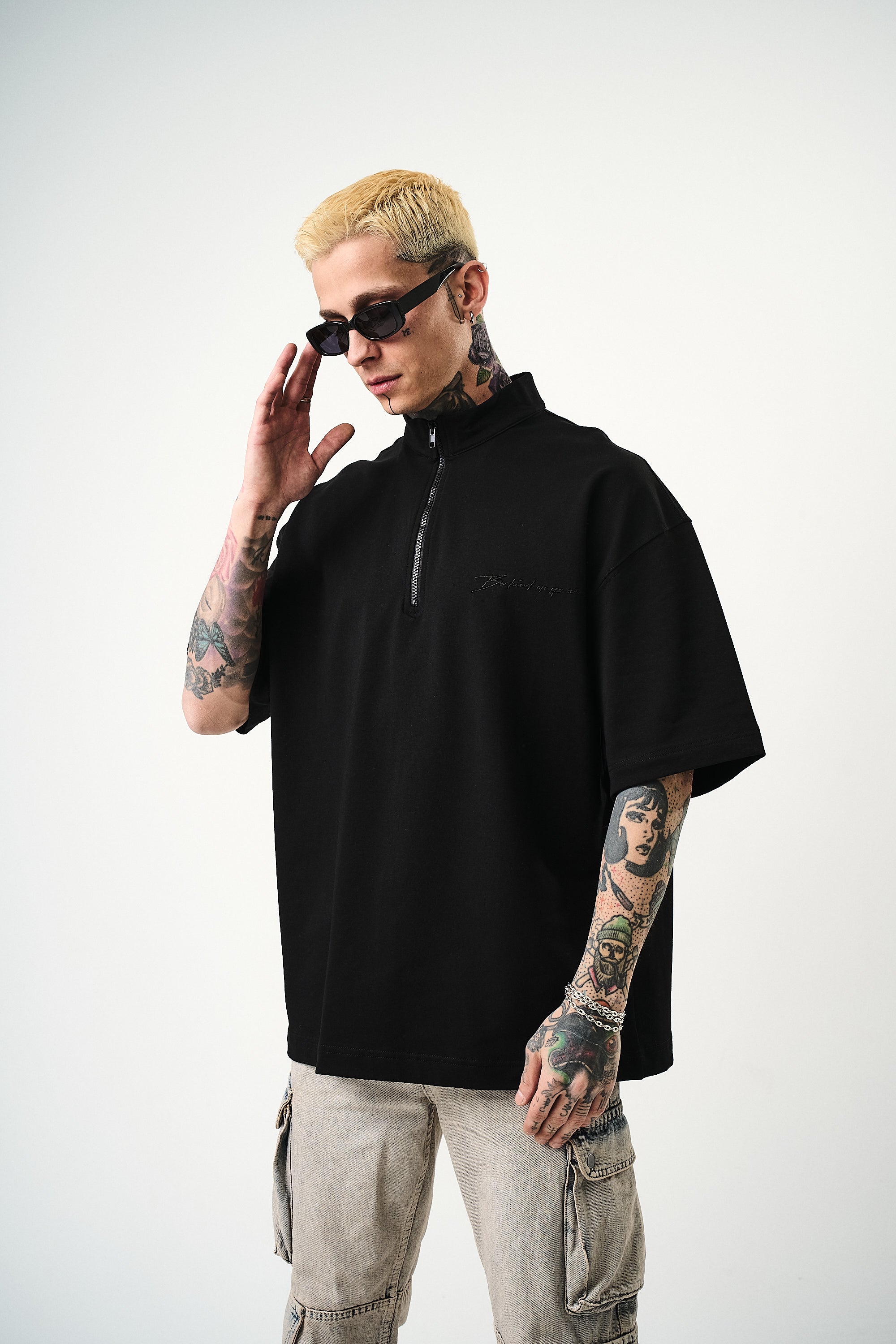 Be Kind Oversized T-Shirt Black