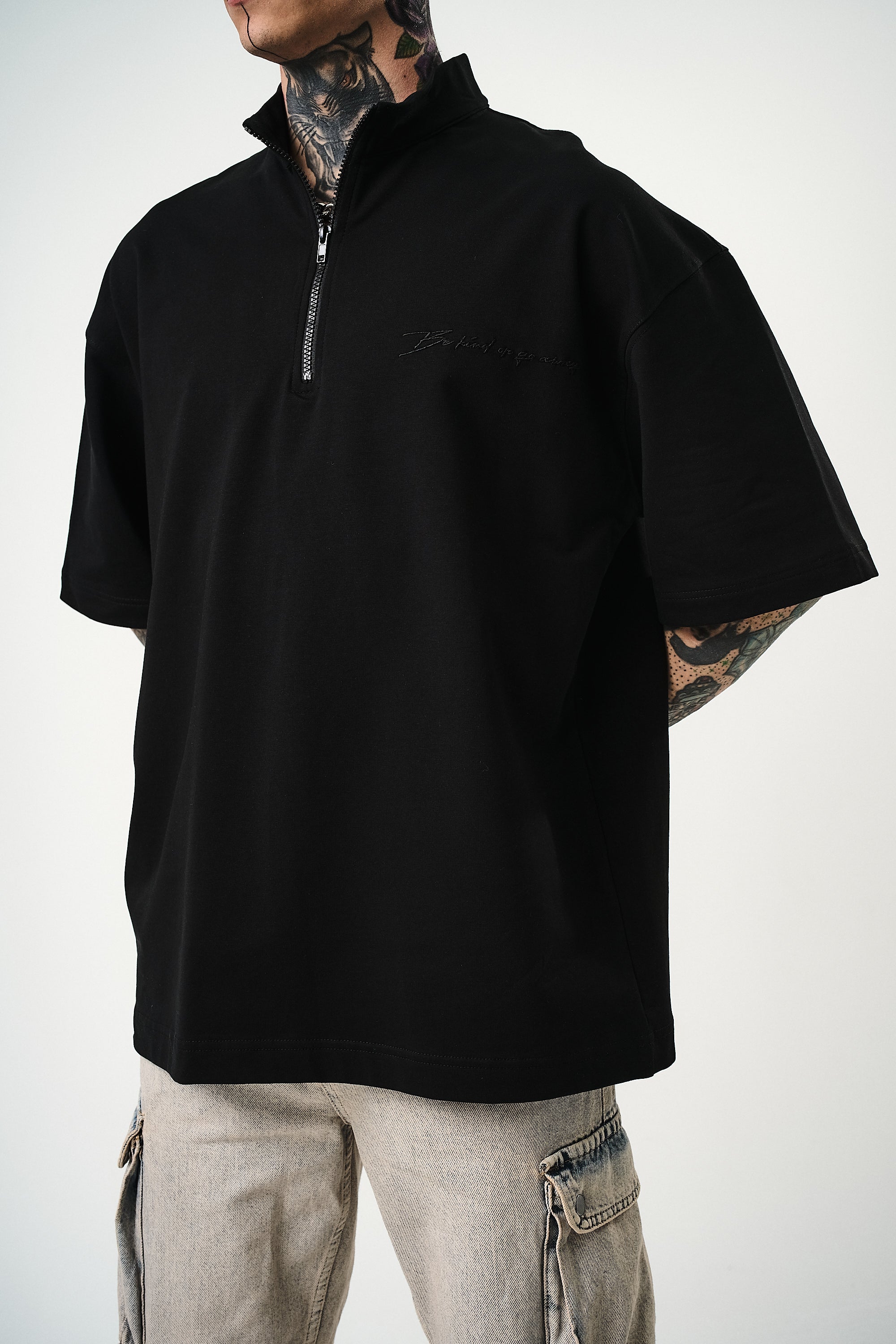 Be Kind Oversized T-Shirt Black
