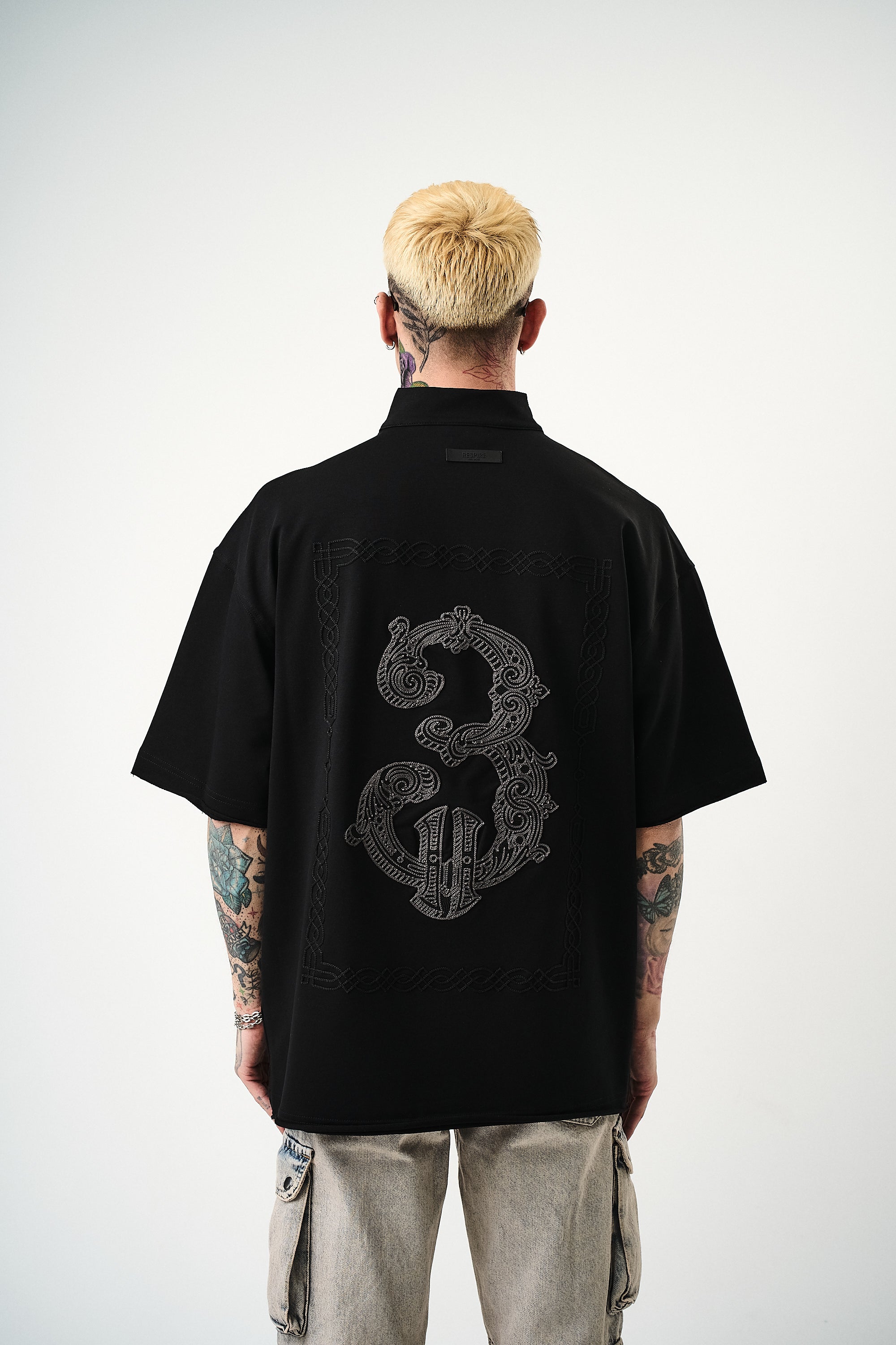 3 Oversized T-Shirt Black