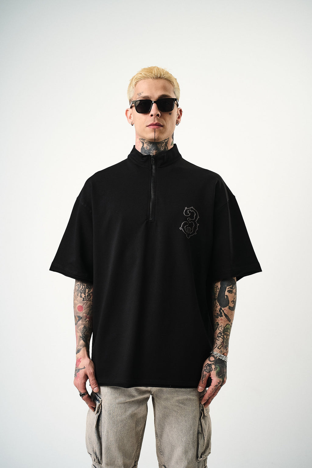 3 Oversized T-Shirt Black