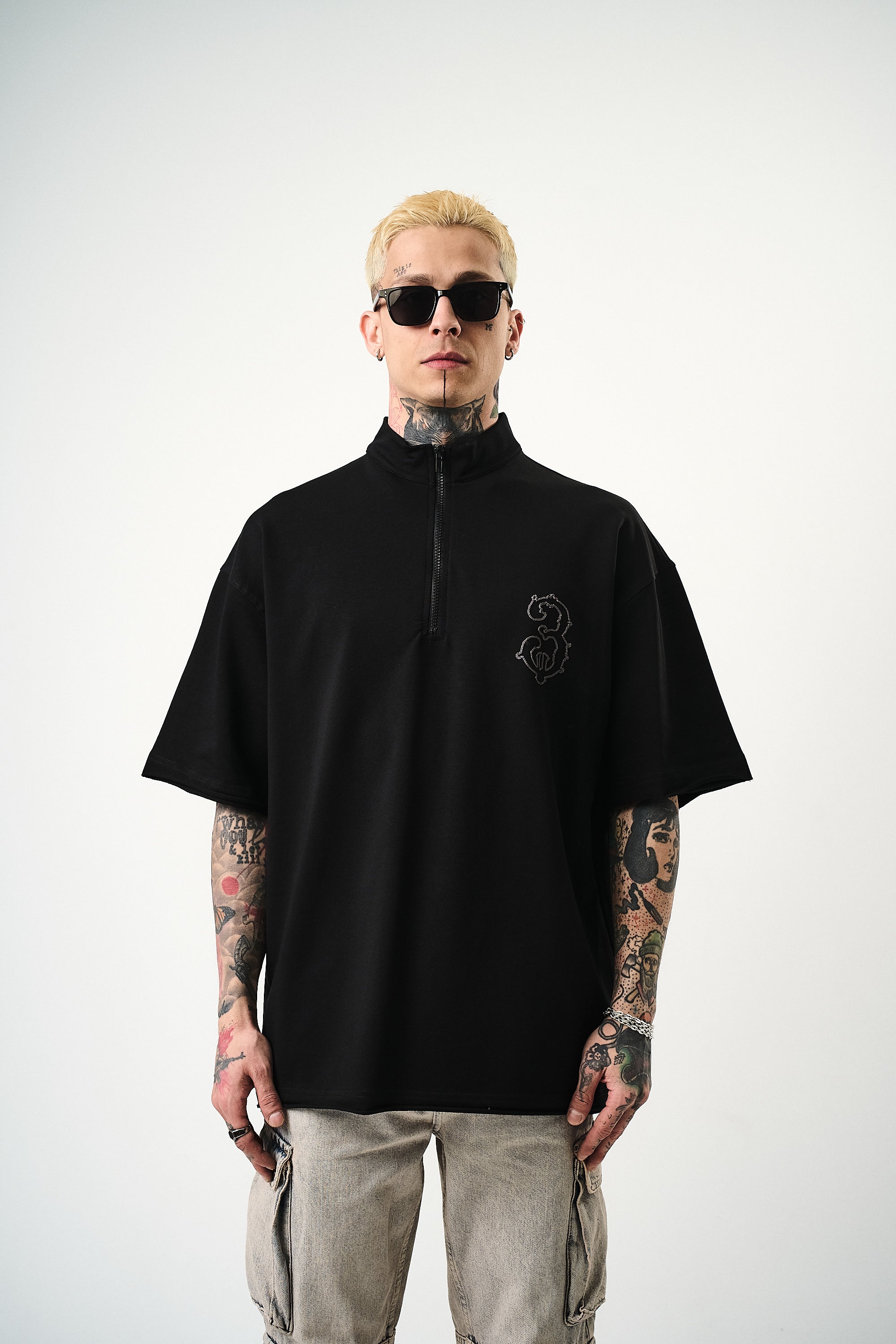 3 Oversized T-Shirt Black