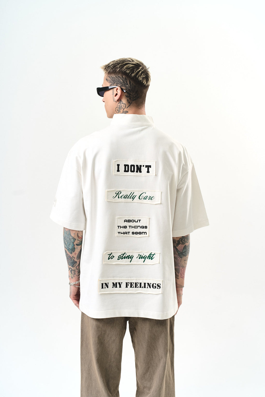 I Don't Oversized T-Shirt White