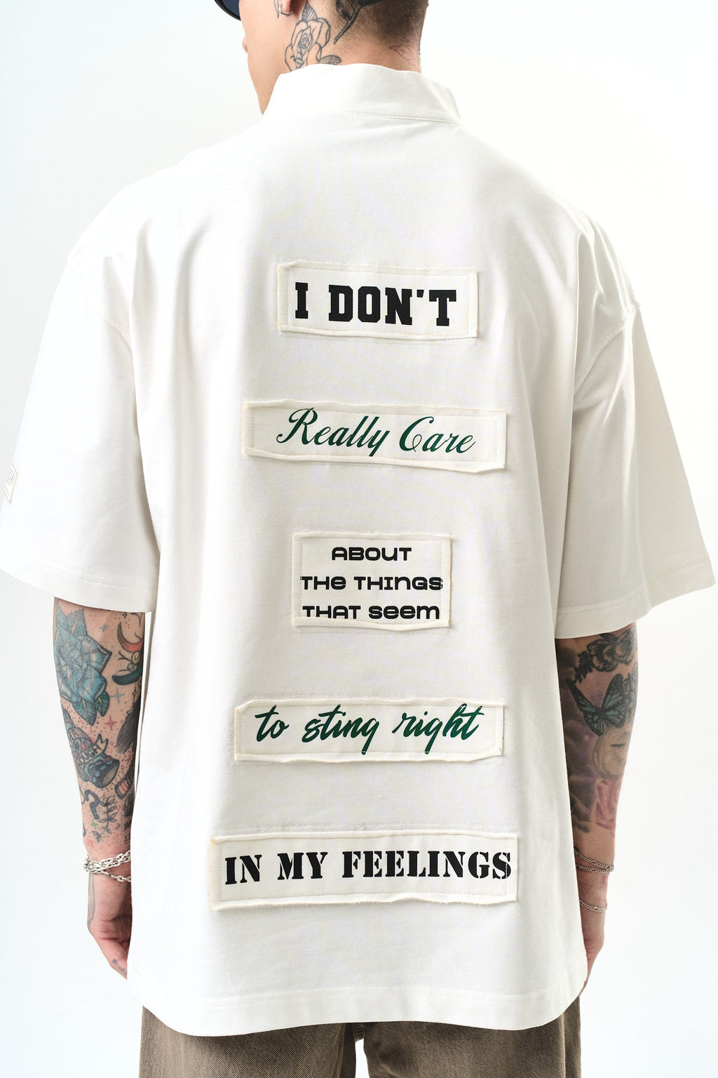 I Don't Oversized T-Shirt White