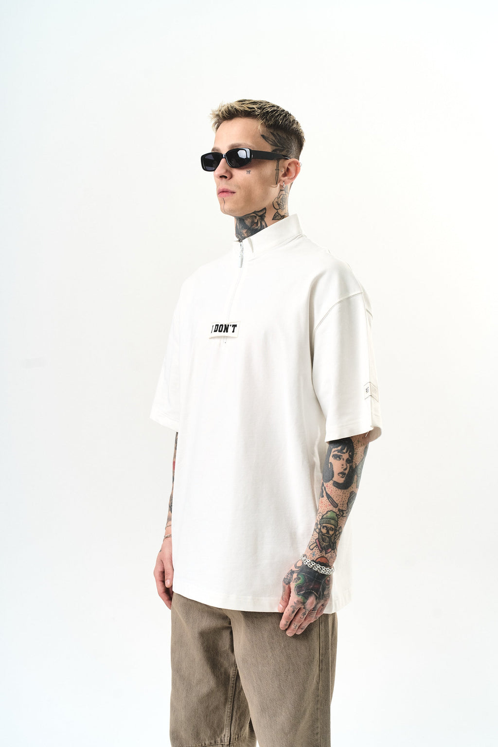 I Don't Oversized T-Shirt White