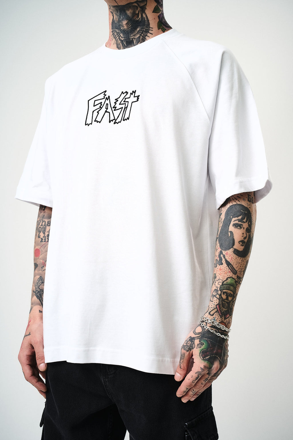 Fast Oversized T-Shirt White