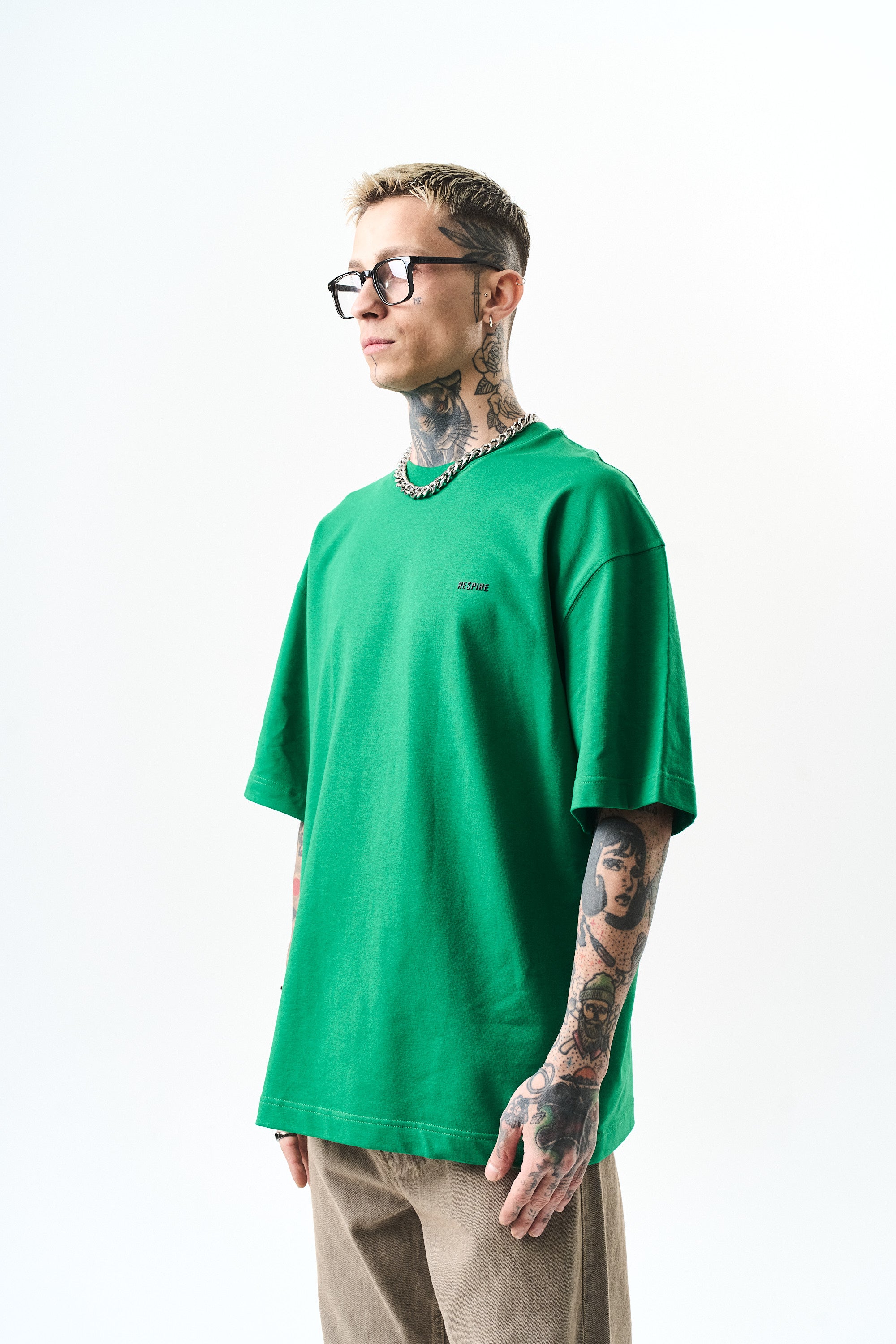 Respire Injection Printed Oversized T-Shirt Benetton