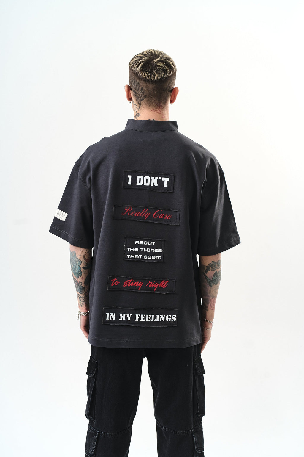 I Don't Oversized T-Shirt Smoked