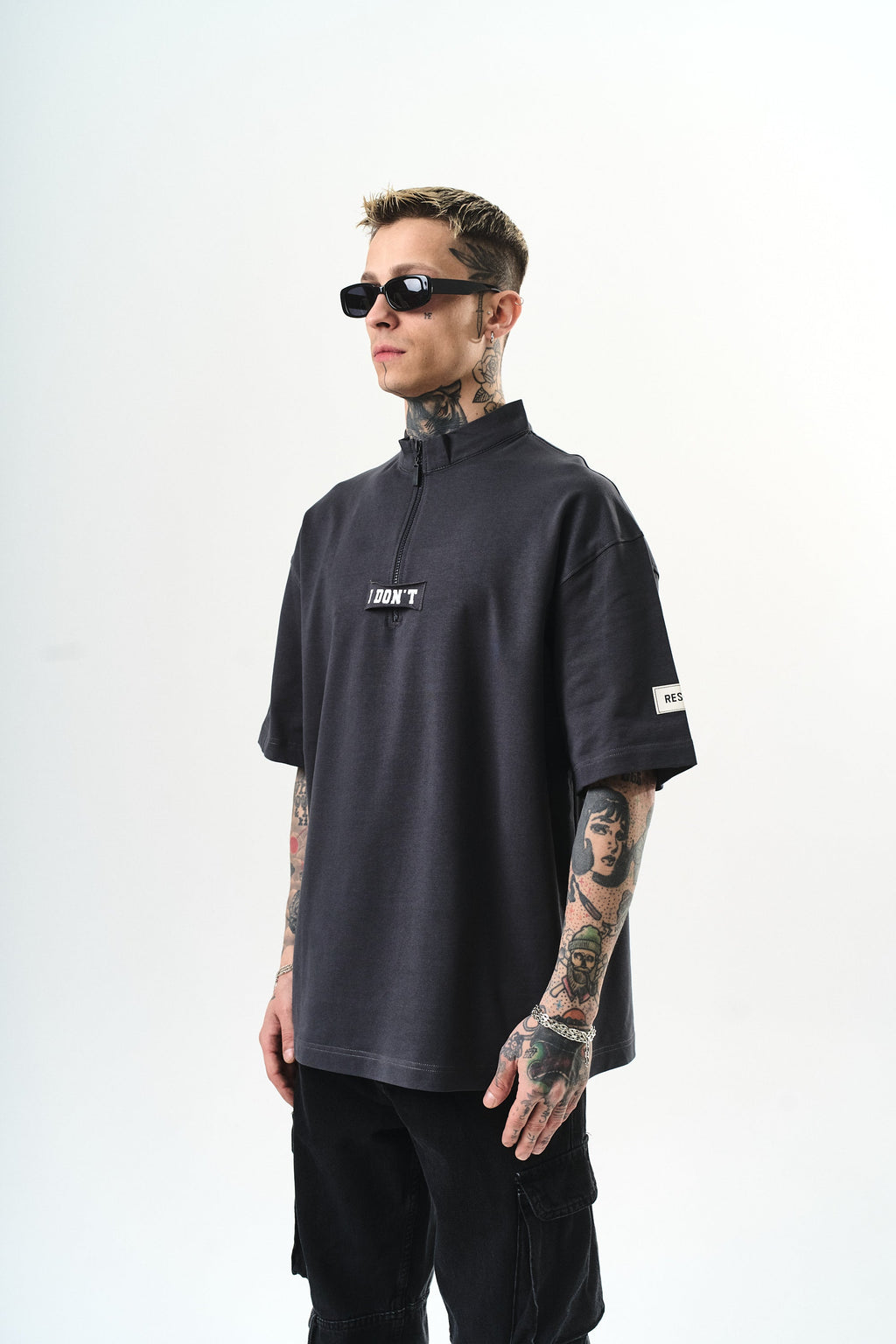 I Don't Oversized T-Shirt Smoked