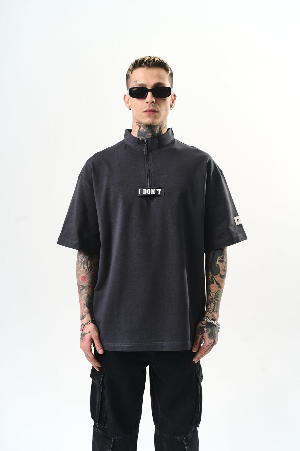 I Don't Oversized T-Shirt Smoked