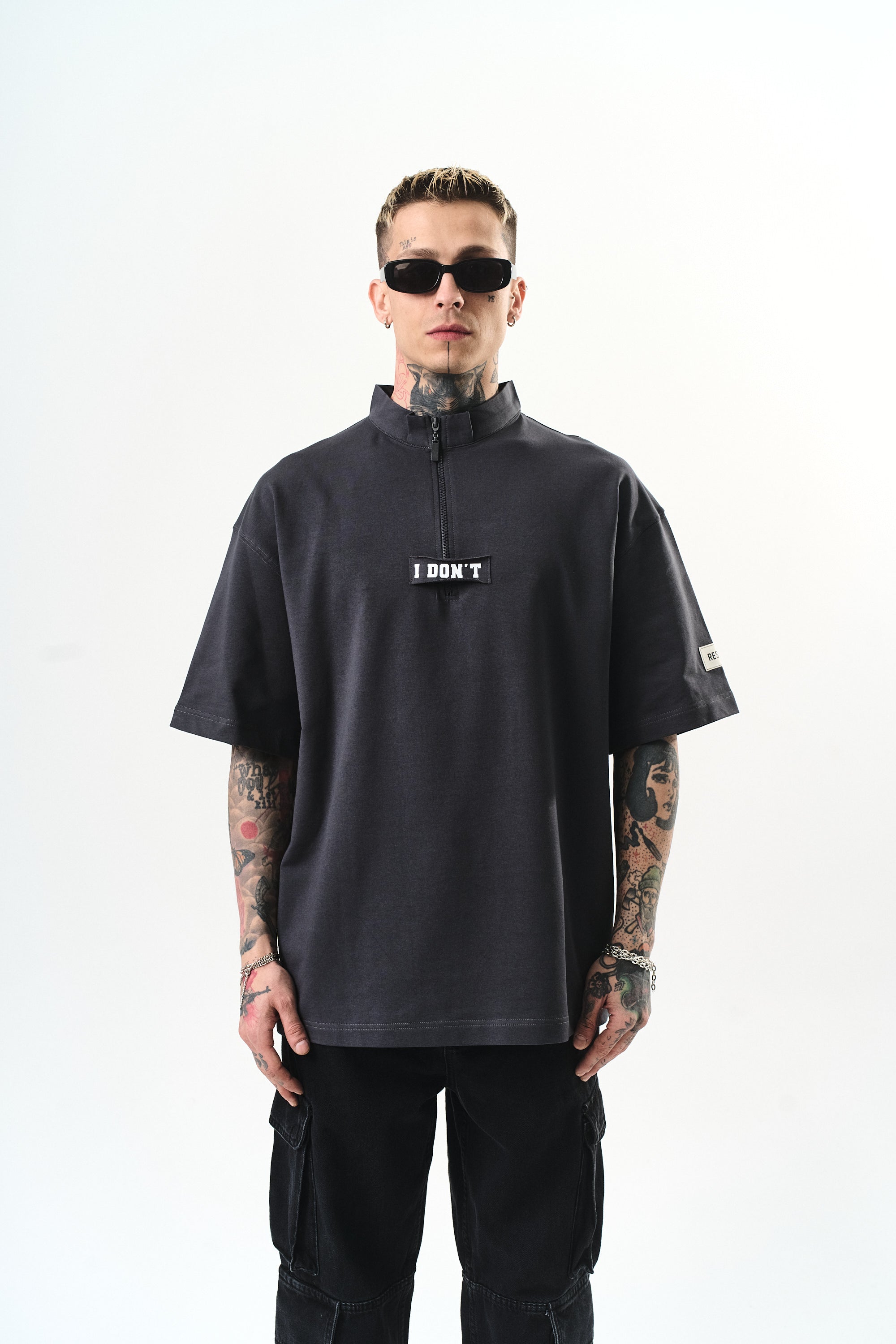 I Don't Oversized T-Shirt Smoked