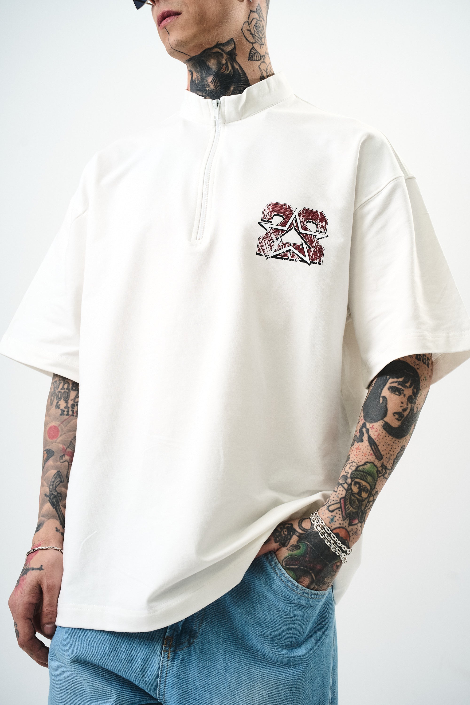 22 Oversized T-Shirt Ecru