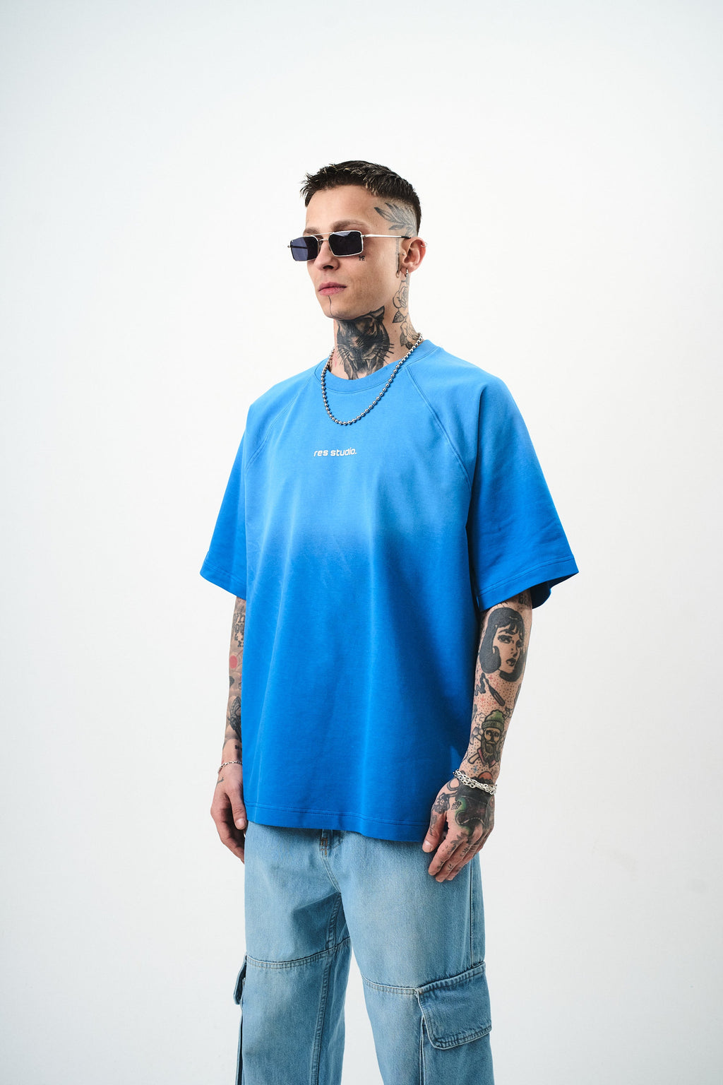 Res Studio Oversized T-Shirt Blue