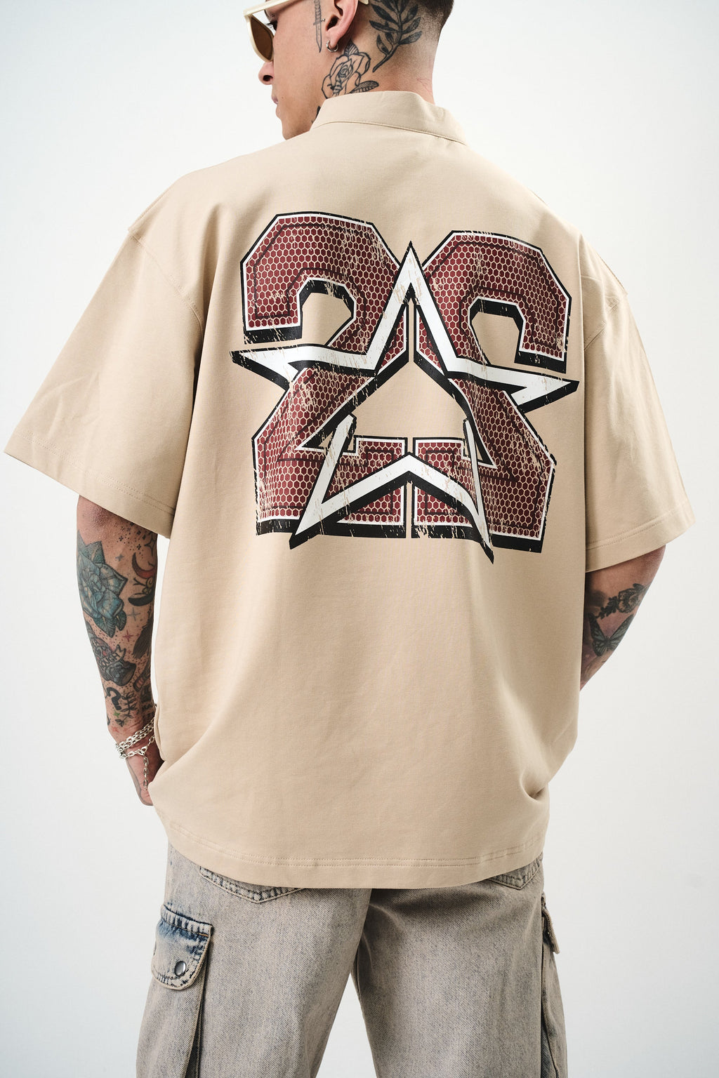 22 Oversized T-Shirt Beige
