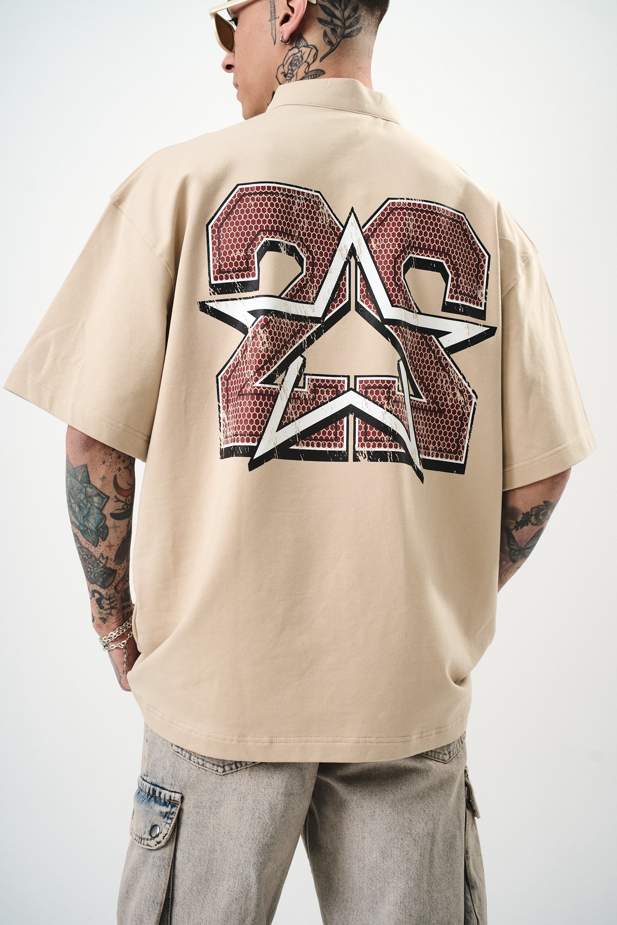 22 Oversized T-Shirt Beige